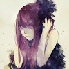 Purple haired girl