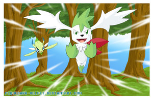 SHAYMIN  AIR RACING by PEQUEDARK VELVET